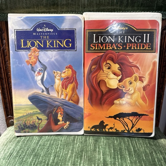 Other - The Lion King 1 & 2 Simba's Pride VHS Walt Disney Movies Lot Of 2